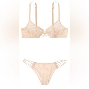 NWT VS Set - Unlined Demi Starburst